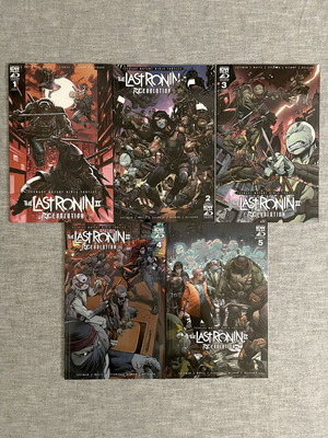 Teenage Mutant Ninja Turtles The Last Ronin II Re-Evolution Complete Set 1-5 new