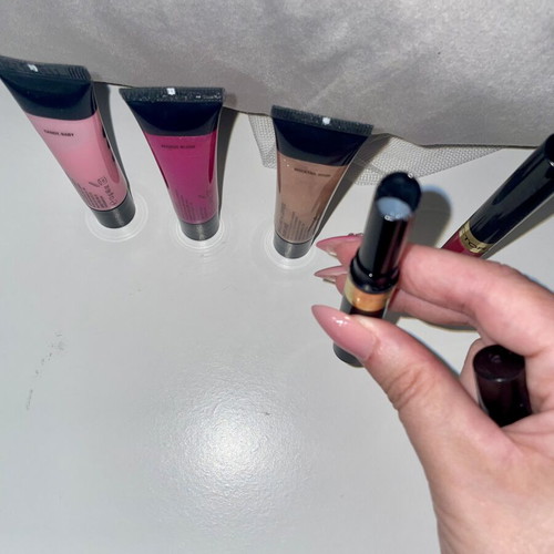 Lip products used, Victoria's Secret and Max Factor set of 5