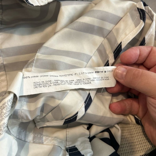 Zara navy blue marinière jacket, medium size