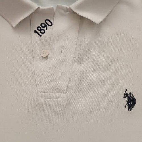 U.S. Polo Assn. polo shirt medium, white