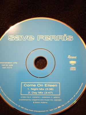 Save Ferris Come On Eileen single used