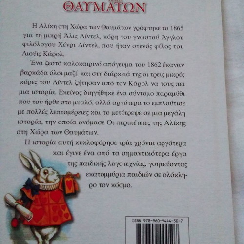 Alice in Wonderland book like new