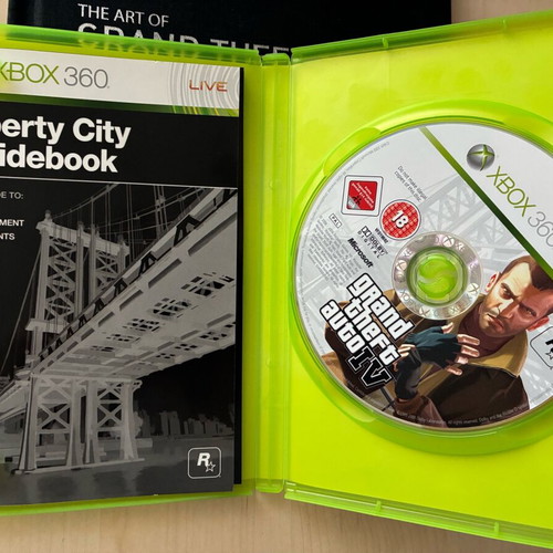 Grand Theft Auto IV (GTA IV) – Complet (boîte, Manuel, Disque) Sur Xbox 360 – Très Bon état