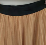 Pleated tulle skirt