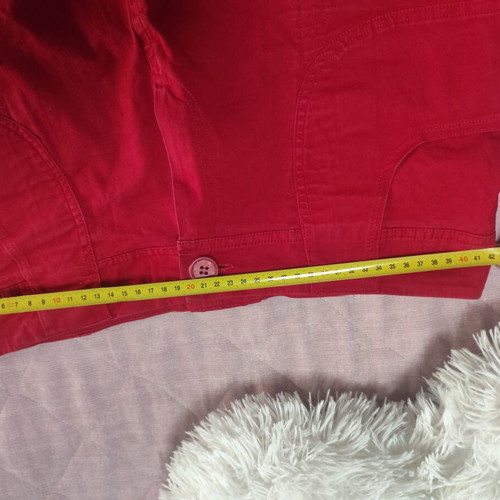 Skirt red used, size XL 42 14