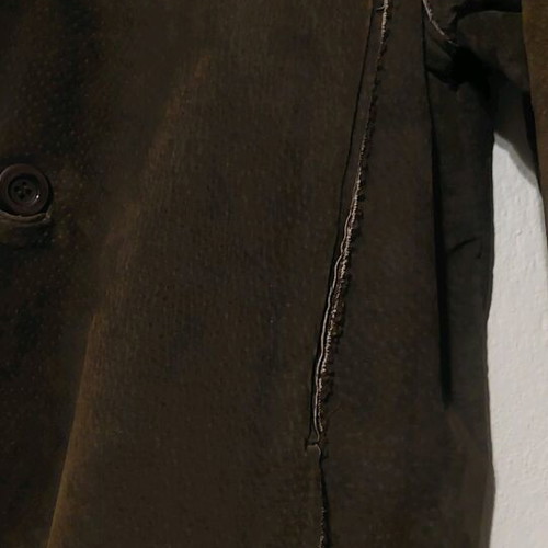 Brown vintage leather jacket like new, one size fits up to XL