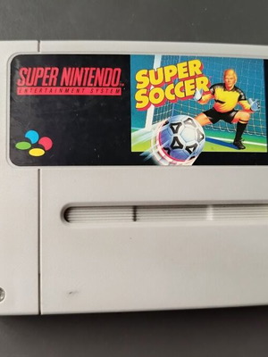 Nintendo SNES Super Soccer μεταχειρισμένο, λειτουργεί κανονικά
