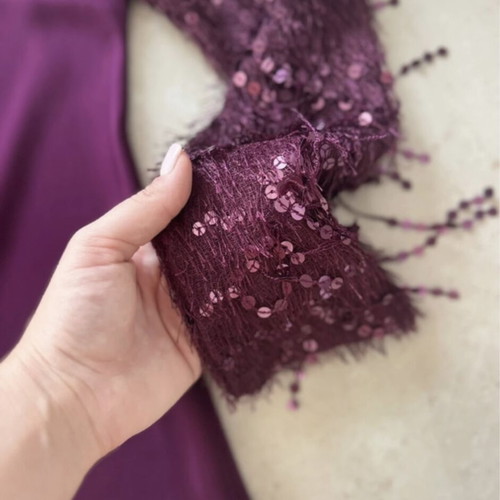 Women's dress purple size L like new