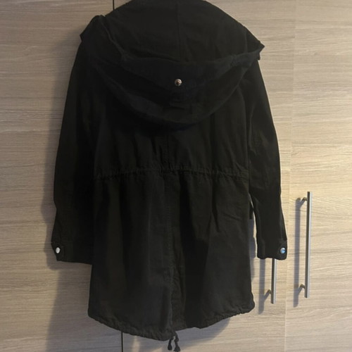 Celestino spring coat like new, black, size S