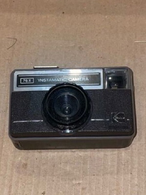 Kodak Instamatic 76x camera used with original leather case