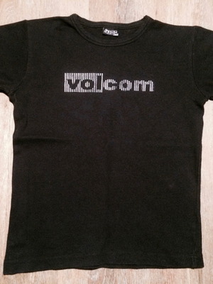VOLCOM T SHIRT BLACK/SILVER UNISEX
