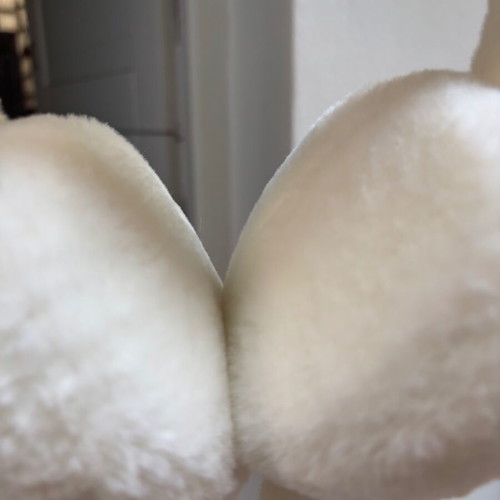 Children's hairband new, white for ear protection