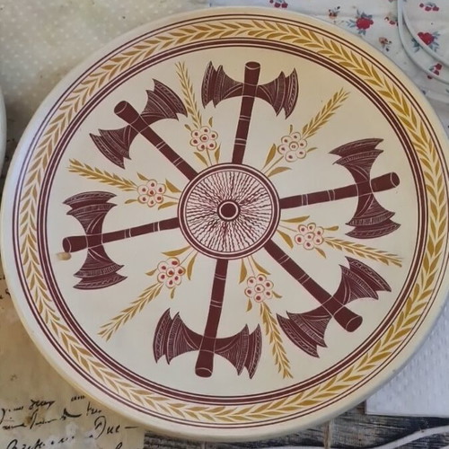 Ceramic wall plates like new, set of 2 pieces