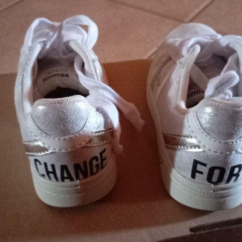 Primigi Silver Sneakers Kids New Size 27
