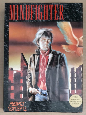 Mindfighter Amstrad Disk like new with poster and 160-page novel