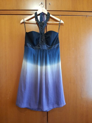 Lynne φόρεμα ombre μεταχειρισμένο, μέγεθος L, μωβ