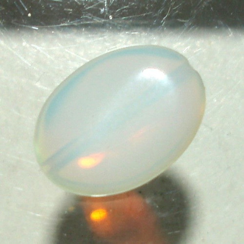 White Opal Mineral with Hole 12.20ct like new
