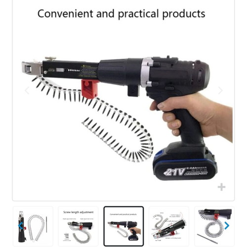 Automatic drywall screwdriver with drill adapter and neck up to Φ46mm OEM new