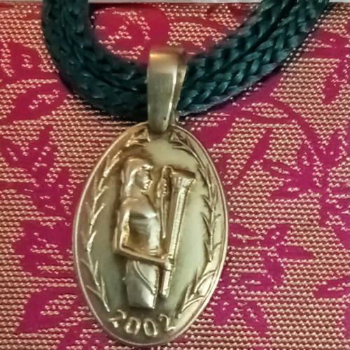 Lalaunis A21 silver gold 925 18K used with 18K solid gold clasp