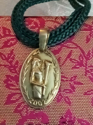 Lalaunis A21 silver gold 925 18K used with 18K solid gold clasp