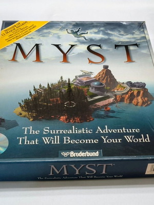 Myst Big Box μεταχειρισμένο PC παιχνίδι περιπέτειας Broderbund