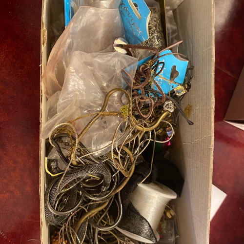Jewelry making materials used, stones, chains, clasps