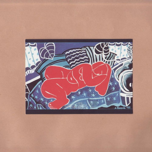 PostArt Cards #530 Gioupi Vrana Kakourgioti "Nude Reclining on Couch" like new, 1999