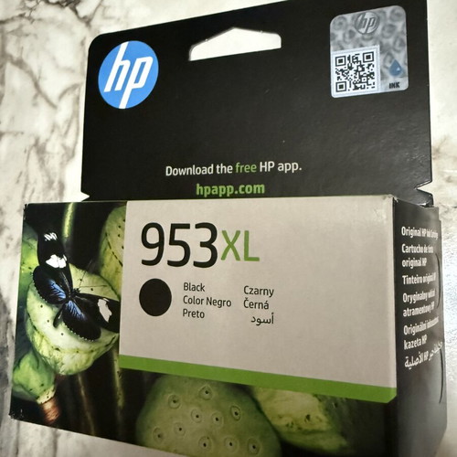 HP 953 XL ink cartridge sealed, new