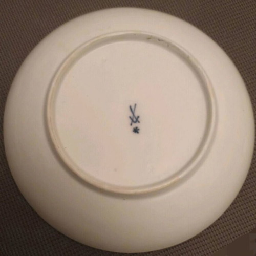 Meissen Plate Marcolini Period 1774-1814 used