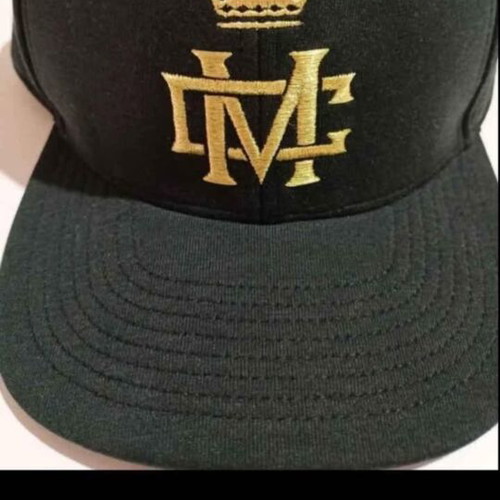 Jockey hat, black, embroidered, XL XXL