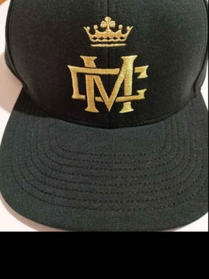 Jockey hat, black, embroidered, XL XXL