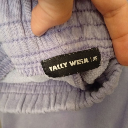 Tally Weijl modern sweatshirt and pants set like new, purple