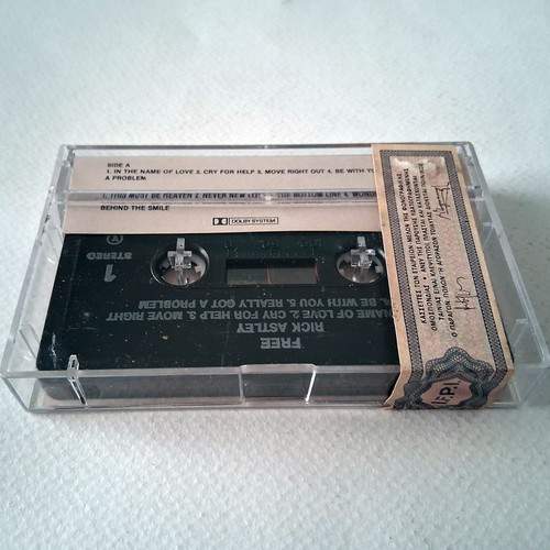 Rick Astley Free cassette used, pop genre