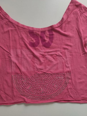 Γυναικείο μπλουζάκι medium σαν καινούργιο, κόκκινο καρπουζί