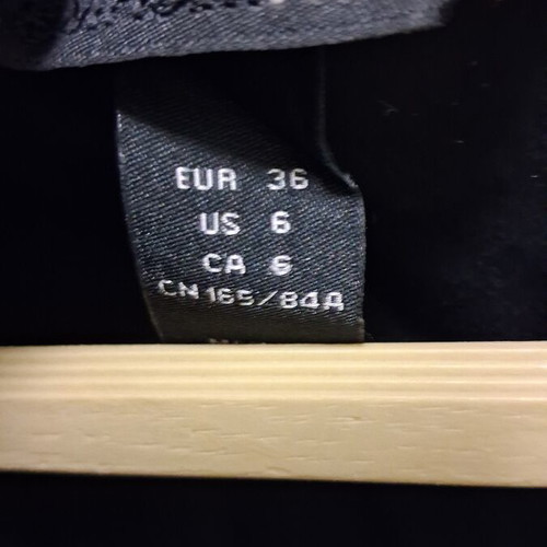 H&M black dress used, size S/M 36-38