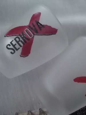 Serkova shot glasses new, set of 4 small