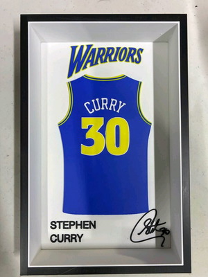 Stephen Curry framed picture like new 21.5x14cm