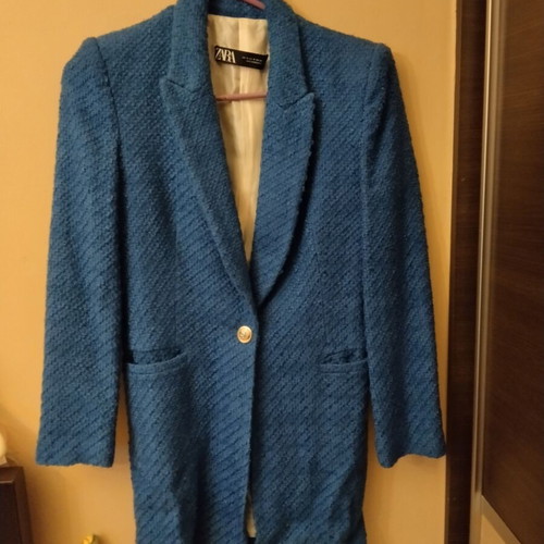 Blue blazer Zara medium size, new without tag
