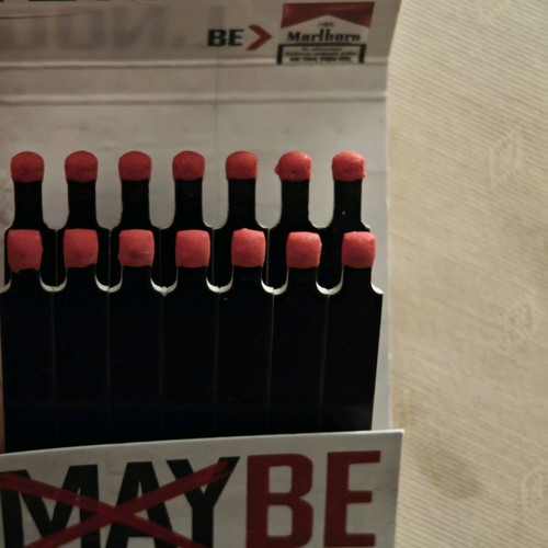 Marlboro Maybe Edition collectible matches new