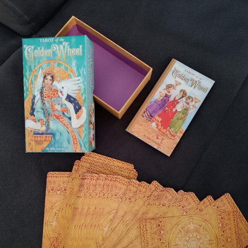Tarot cards of the Golden Wheel like new, with box and info book