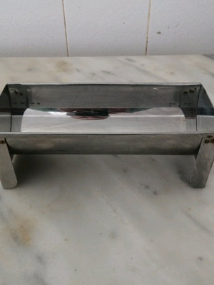 Stainless steel log mold like new, suitable for Christmas logs