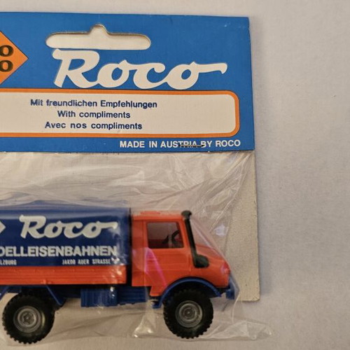Roco Minitanks HO promotional truck With Compliments, like new