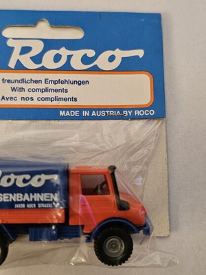 Roco Minitanks HO promotional truck With Compliments, like new