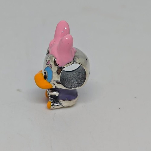 Daisy Duck Charm Love Silver 925 like new