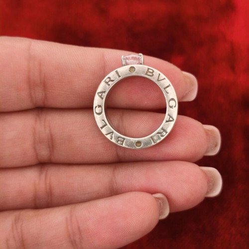 Vintage Bvlgari silver ring used with timeless design