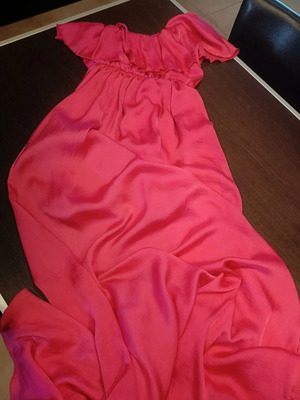 Maxi Ross dress with lining like new, pink, Lipsy London, size S
