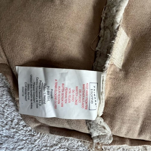 Primark hot water bottle used with fabric cover