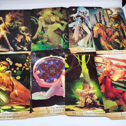 Traditional Manga Tarot deck like new, 78 illustrated cards