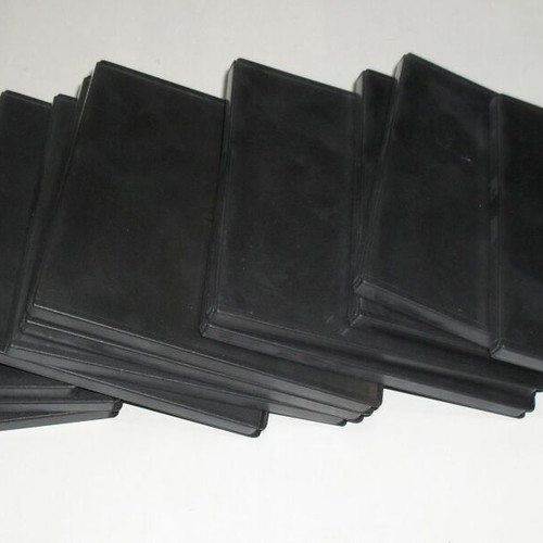 Double cases for DVD and CD black, new, pack of 12