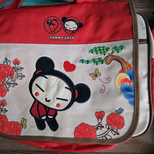 Pucca Funny Love Messenger Bag new, 00s retro style